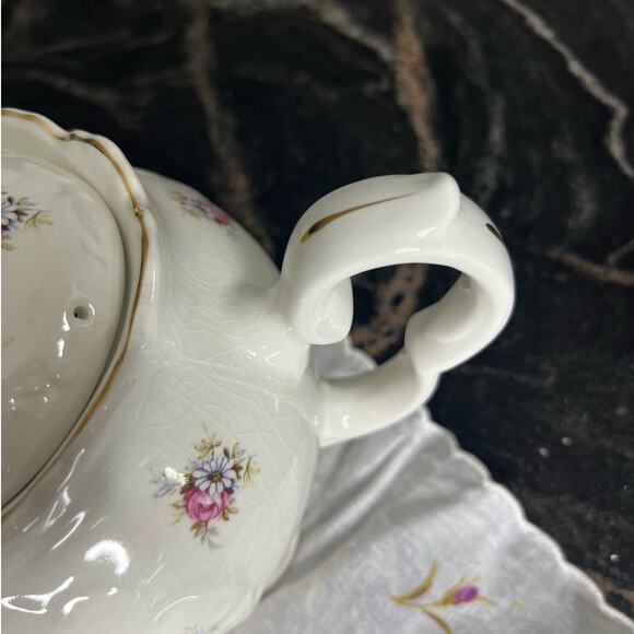 Vintage Crown Dorset Teapot England (5F-BK) - Picture 5 of 10